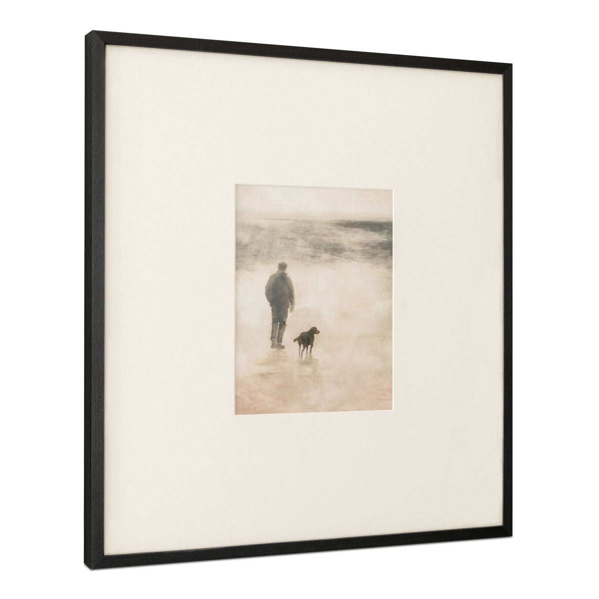Strand - Framed Print - Beige