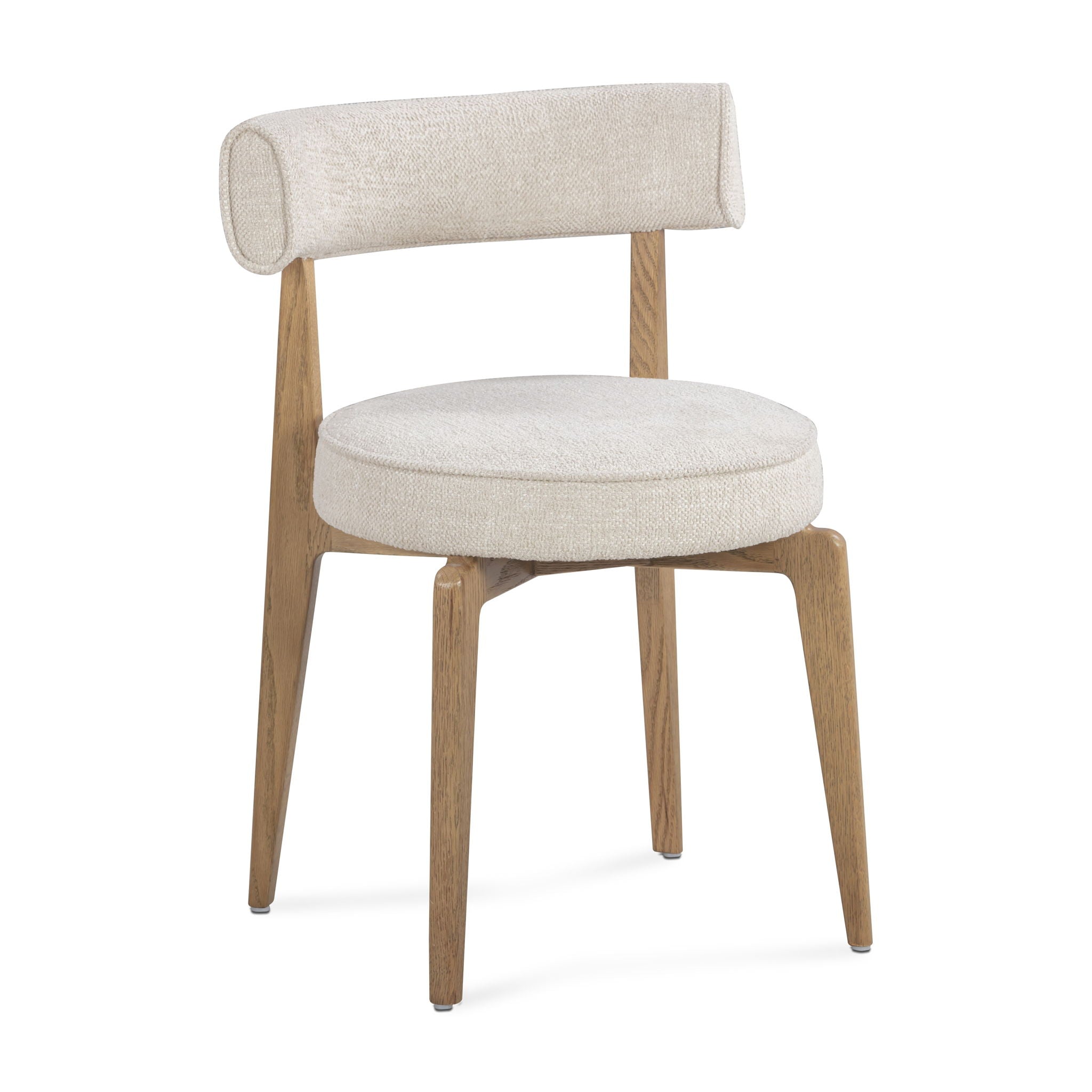 Nikita - Fabric Dining Chair - Cream