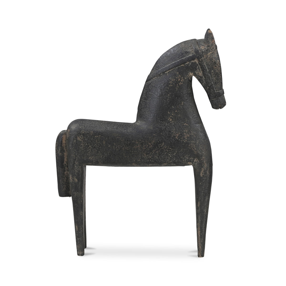 Gallant - Wooden Sculpture - Black