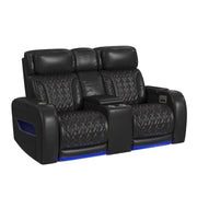 Prime Time - P3 Loveseat With LED, Wireless Charger Pocket, And Console