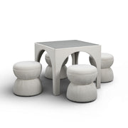 Tomlin - Game Table And Ottoman Set