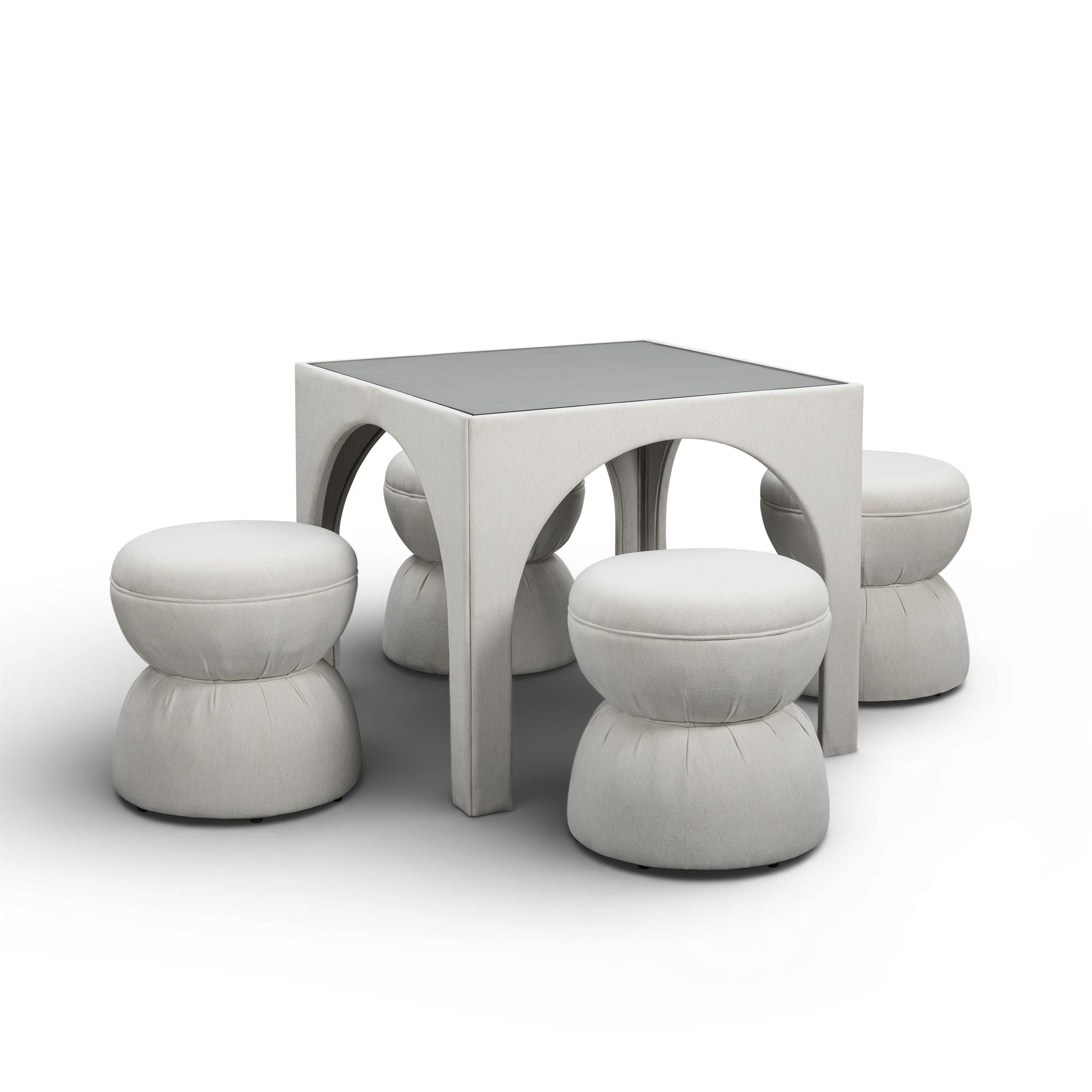 Tomlin - Game Table And Ottoman Set