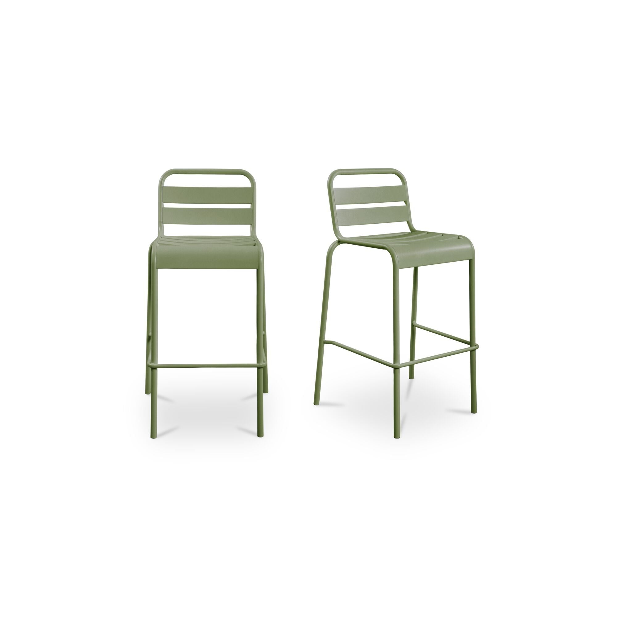 Kade - Outdoor Bar Stool (Set of 2) - Green