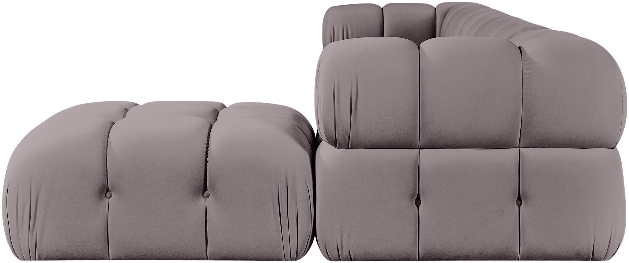 Orin - Fabric Velvet 5 Piece Modular Sectional