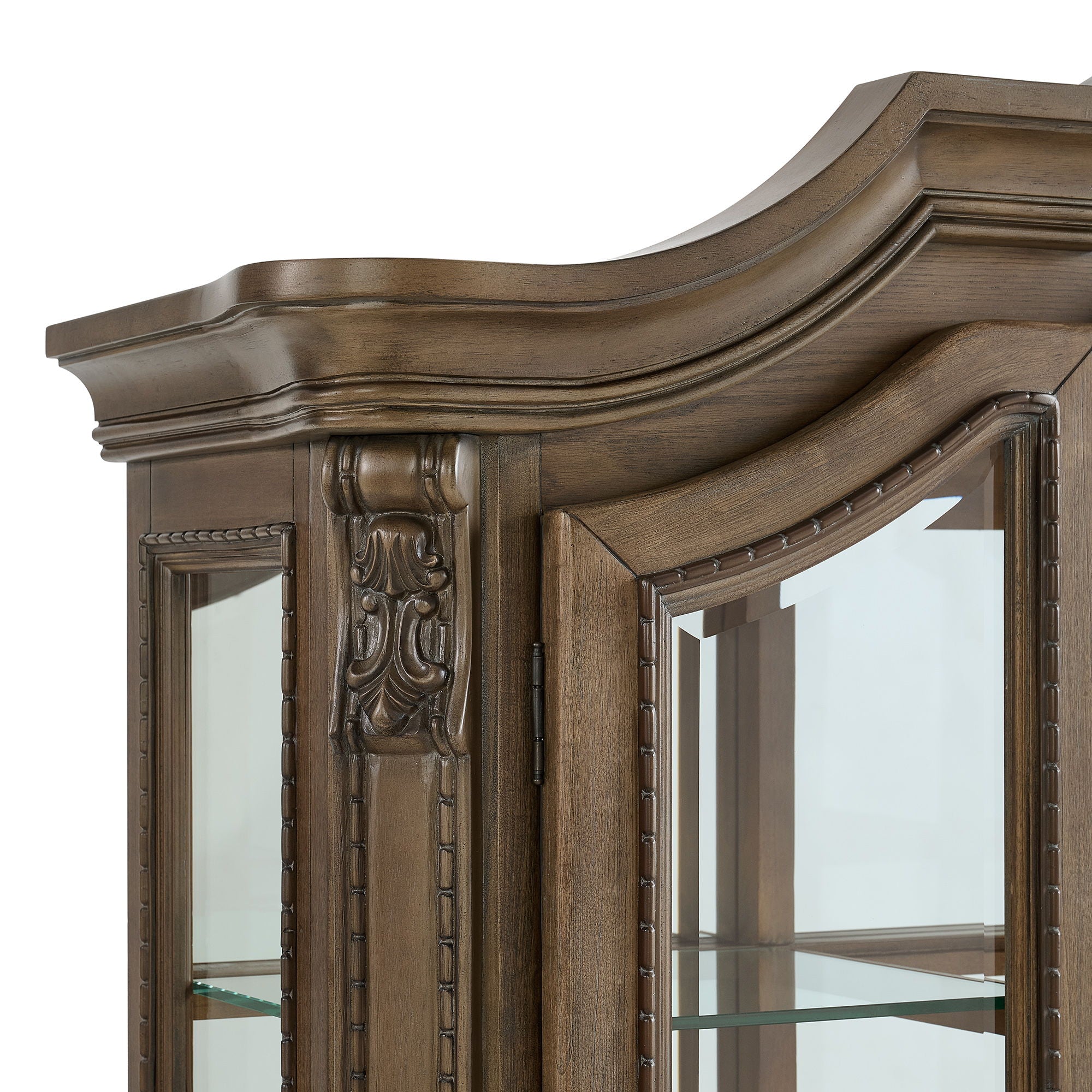 Madison Park - Server & Hutch With Led - Walnut