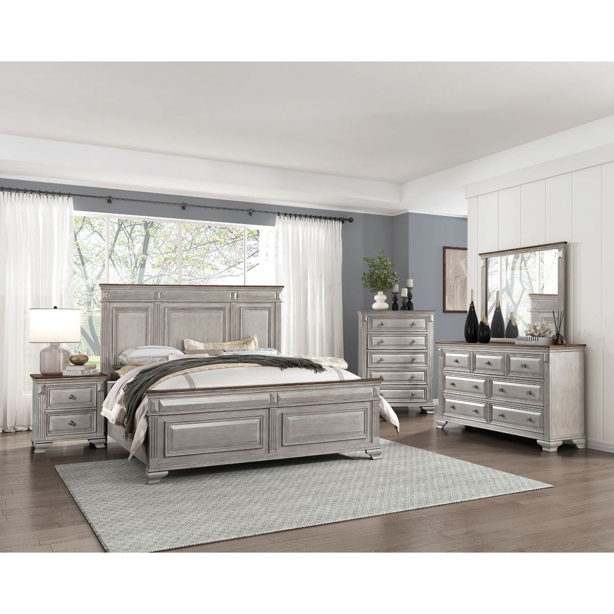 Marquette - Mirror - Gray