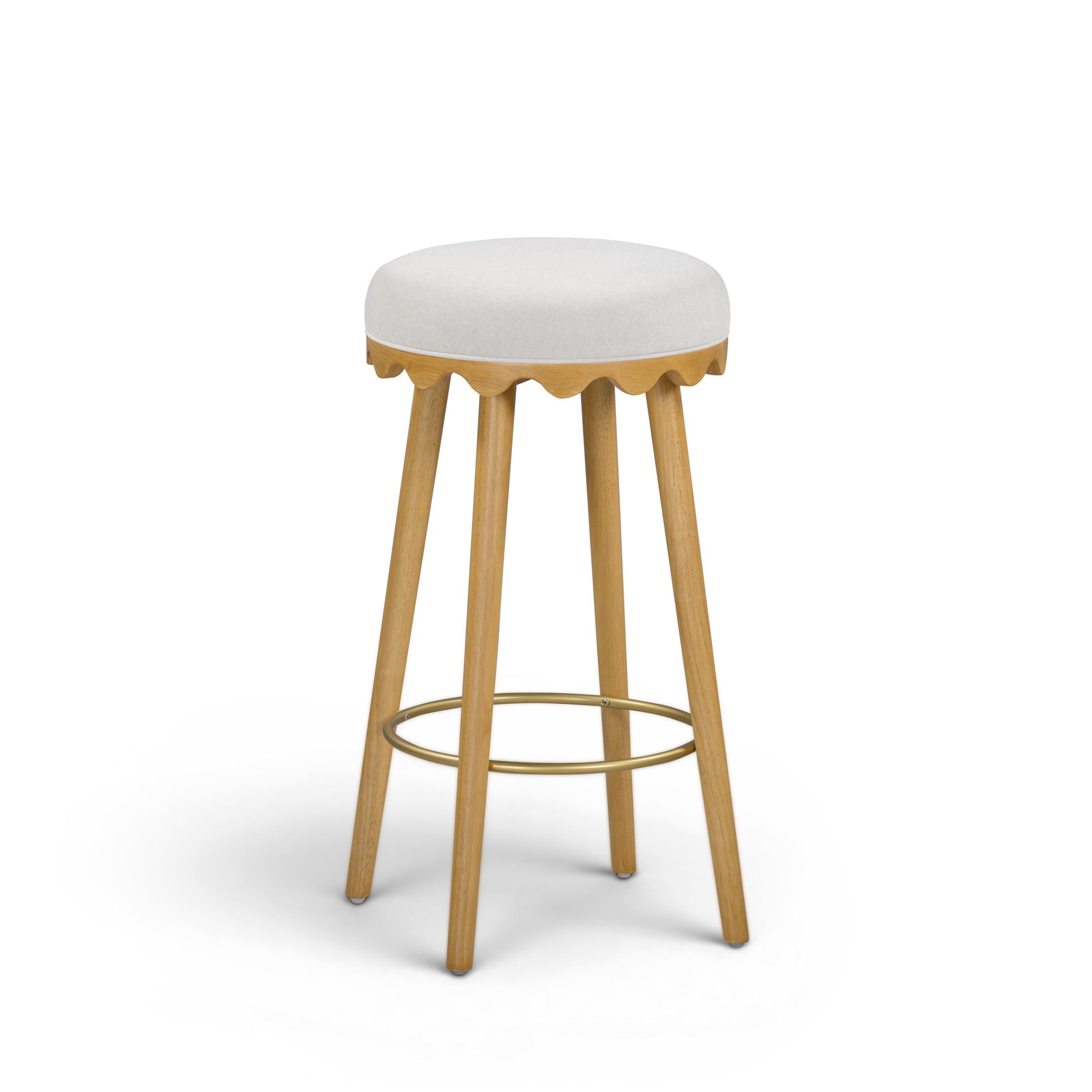Oodle - Performance Vegan Mohair Stool