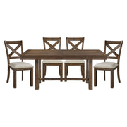 Bonner - 5 Piece Dining Room Set (Table & 4 Side Chairs) - Brown