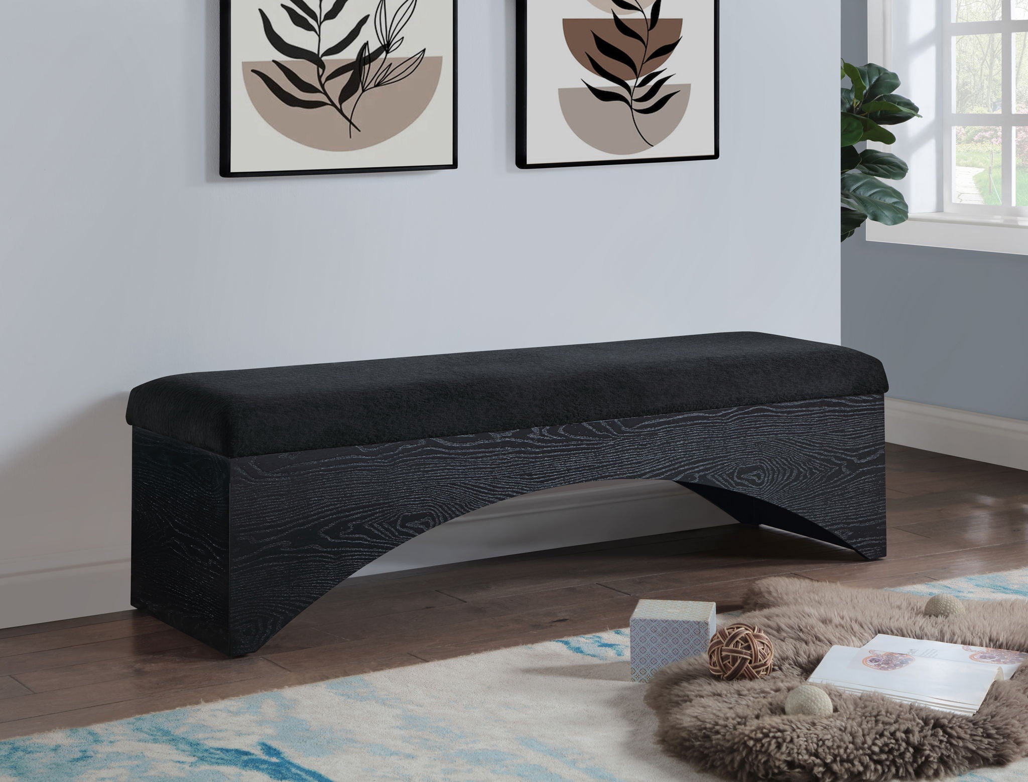 Lawson - Bench With Black Base