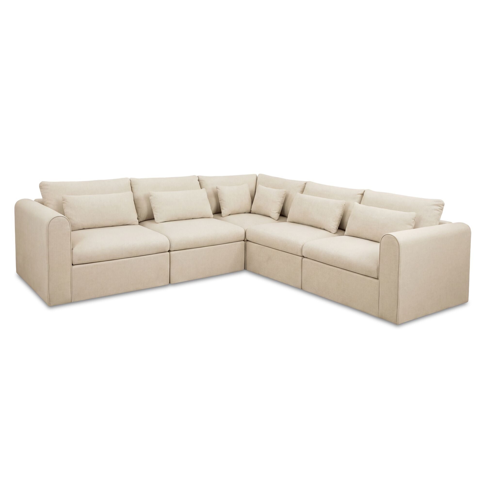 Swift - Classic L Modular Sectional - Light Beige
