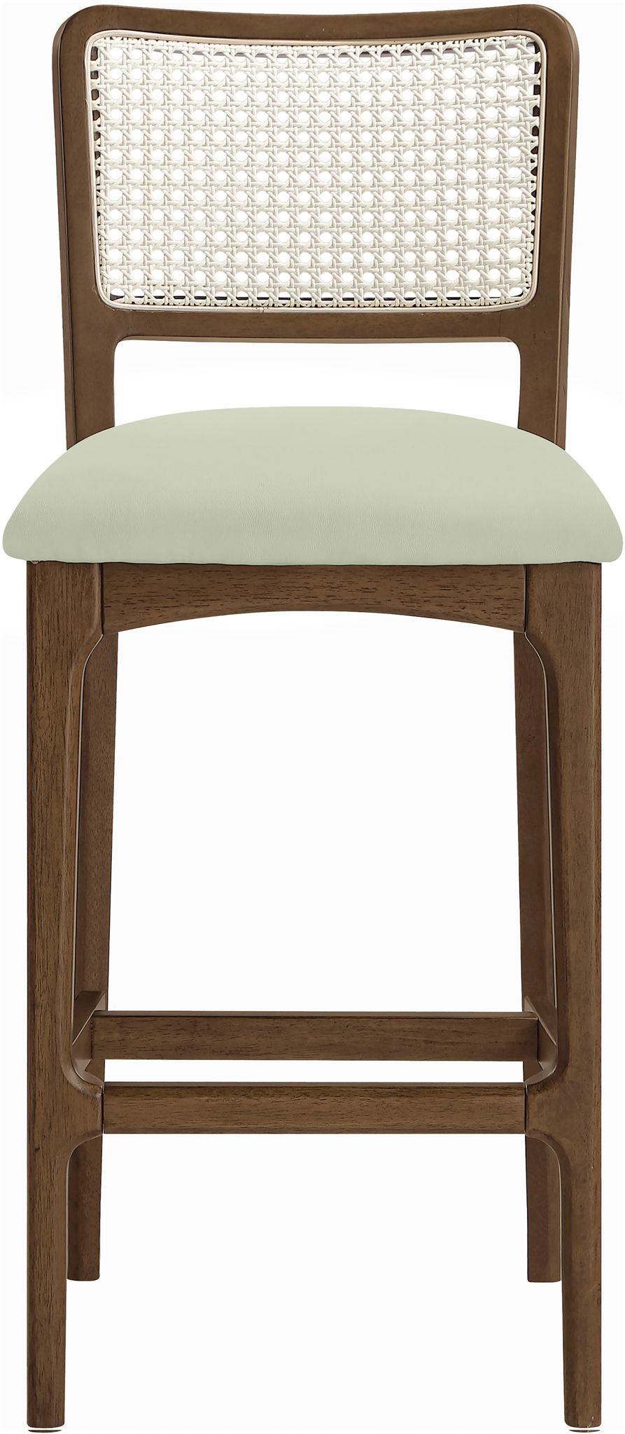 Atrium - Upholstered Bar Stool (Set of 2) - Brushed Brown Frame