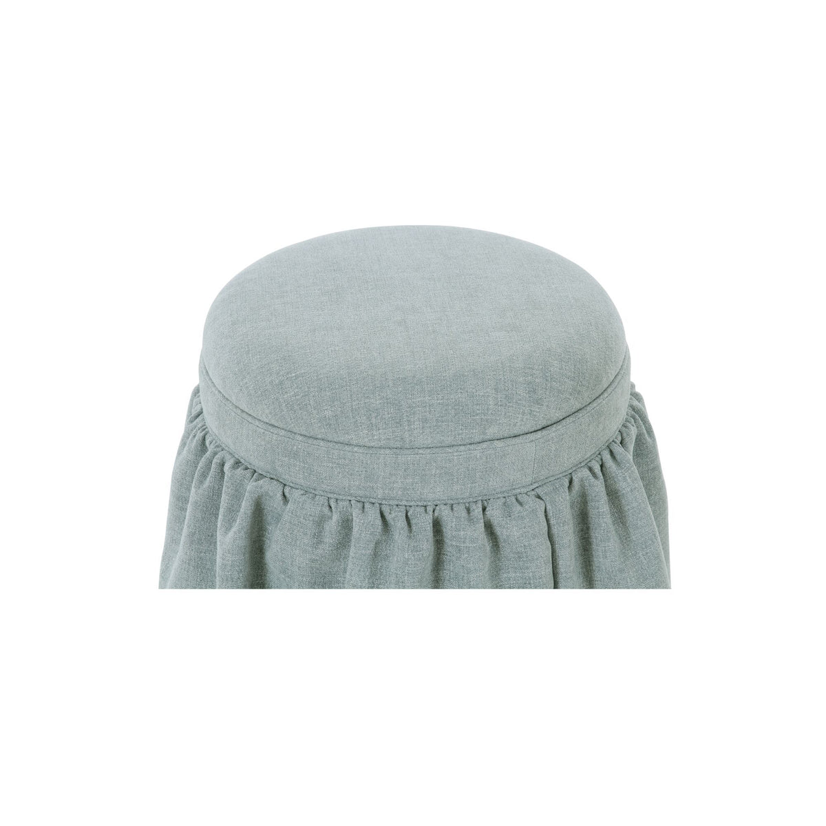 Heidi - Storage Ottoman - Light Blue