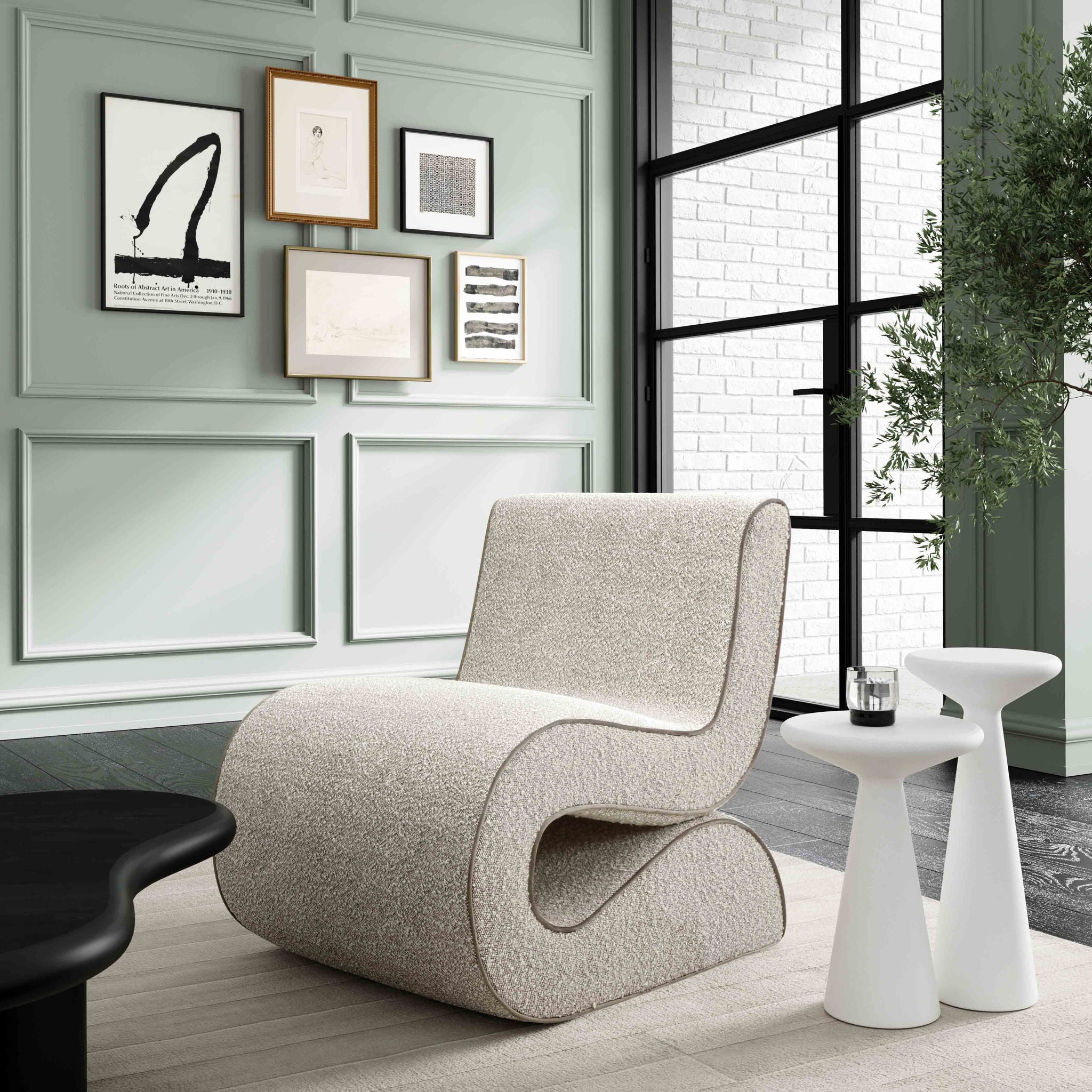 Senna - Basketweave Accent Chair