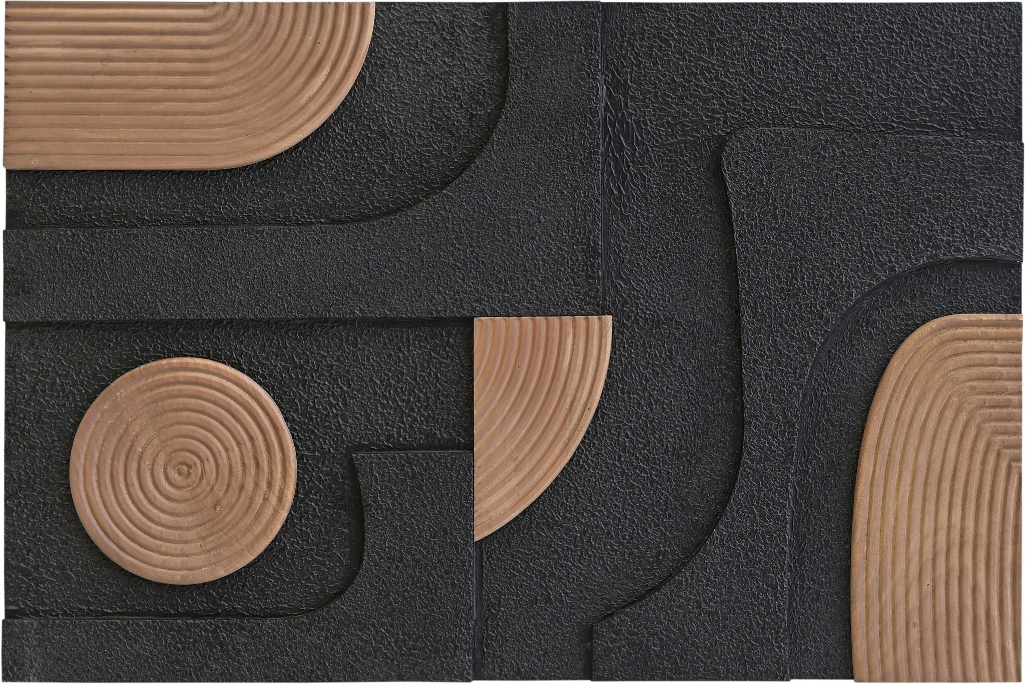 Element - Mango Wood Wall Decor - Black