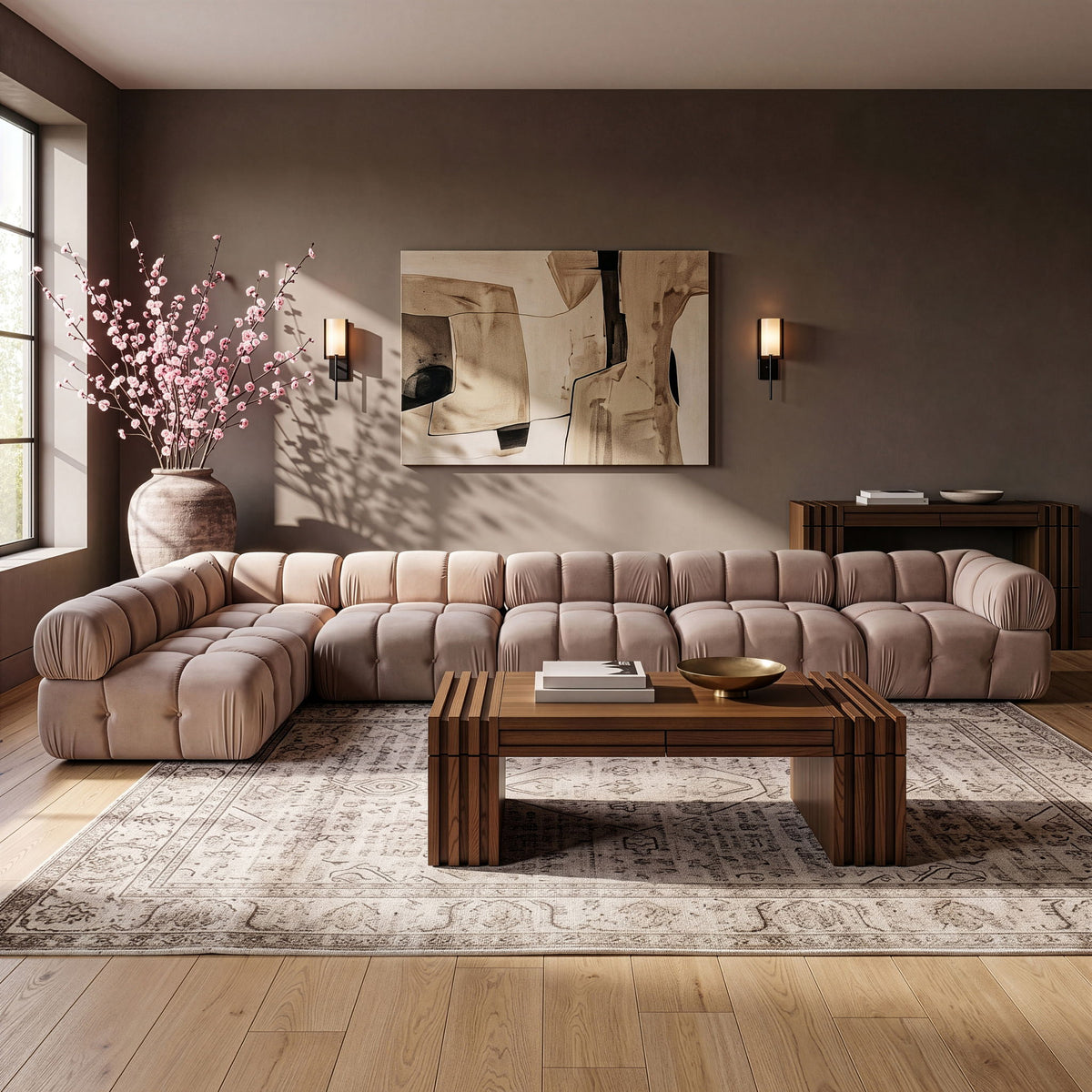 Orin - 6 Piece Modular Sectional (4 Modular Chairs, 2 Corner Chairs)