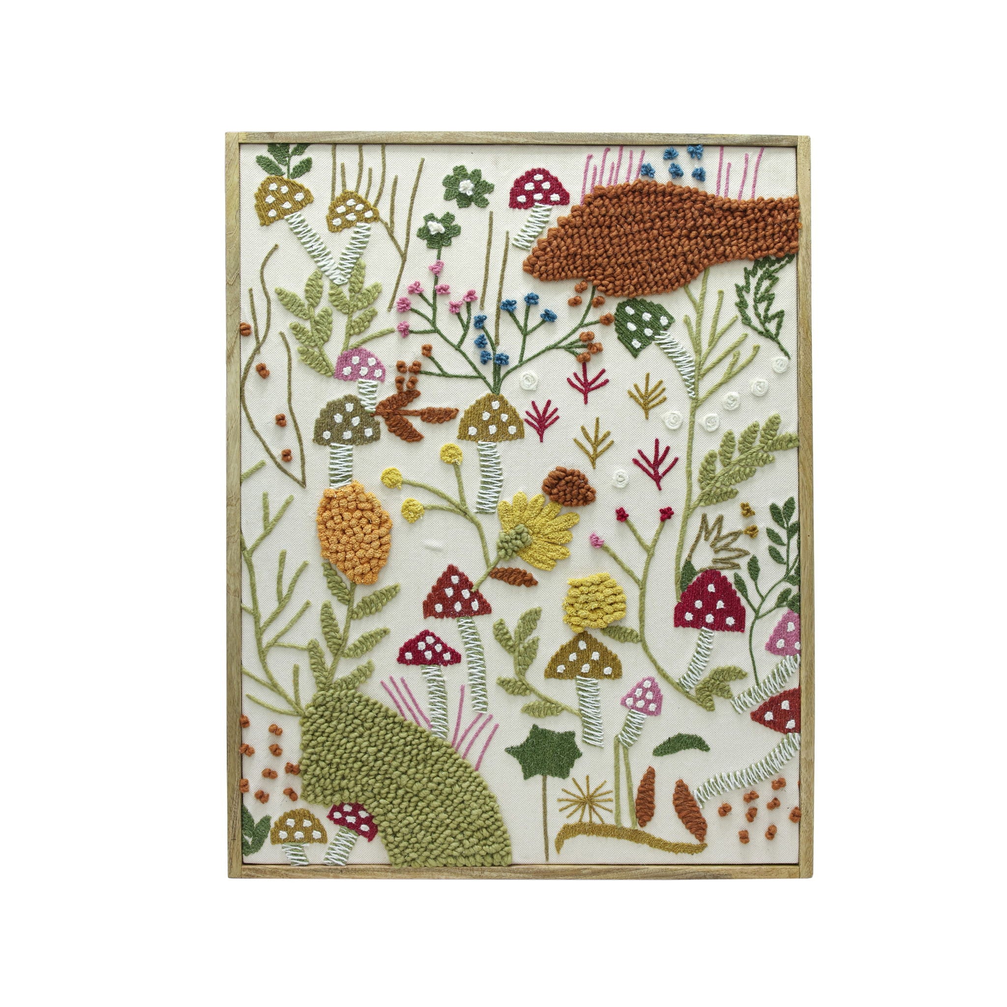 Muro - "Forage" Embroidered Wall Art