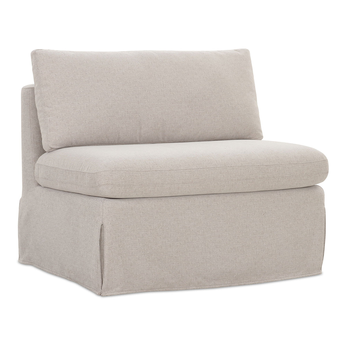 Fable - Slipcover Dining Chair And Half - Beige