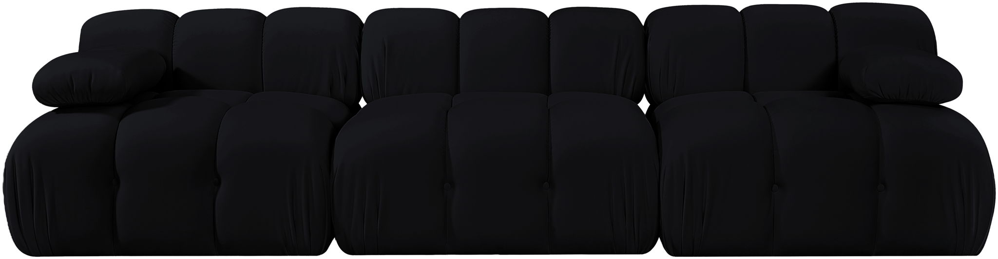Orin - Velvet 3 Piece Modular Sofa