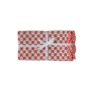 Crissy - Cotton Canvas Printed Napkins (Set of 4) - Rust Vintage Floral