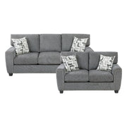 Isabel - Sofa & Loveseat - Dark Gray