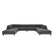 Modern Modular Sectional With Adjustable Back Support