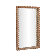 Cheyanne - 29" x 44" Carved Solid Wood Rectangular Wall Mirror - Natural