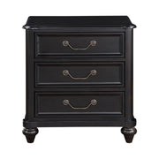 Herman - Nightstand - Charcoal Brown