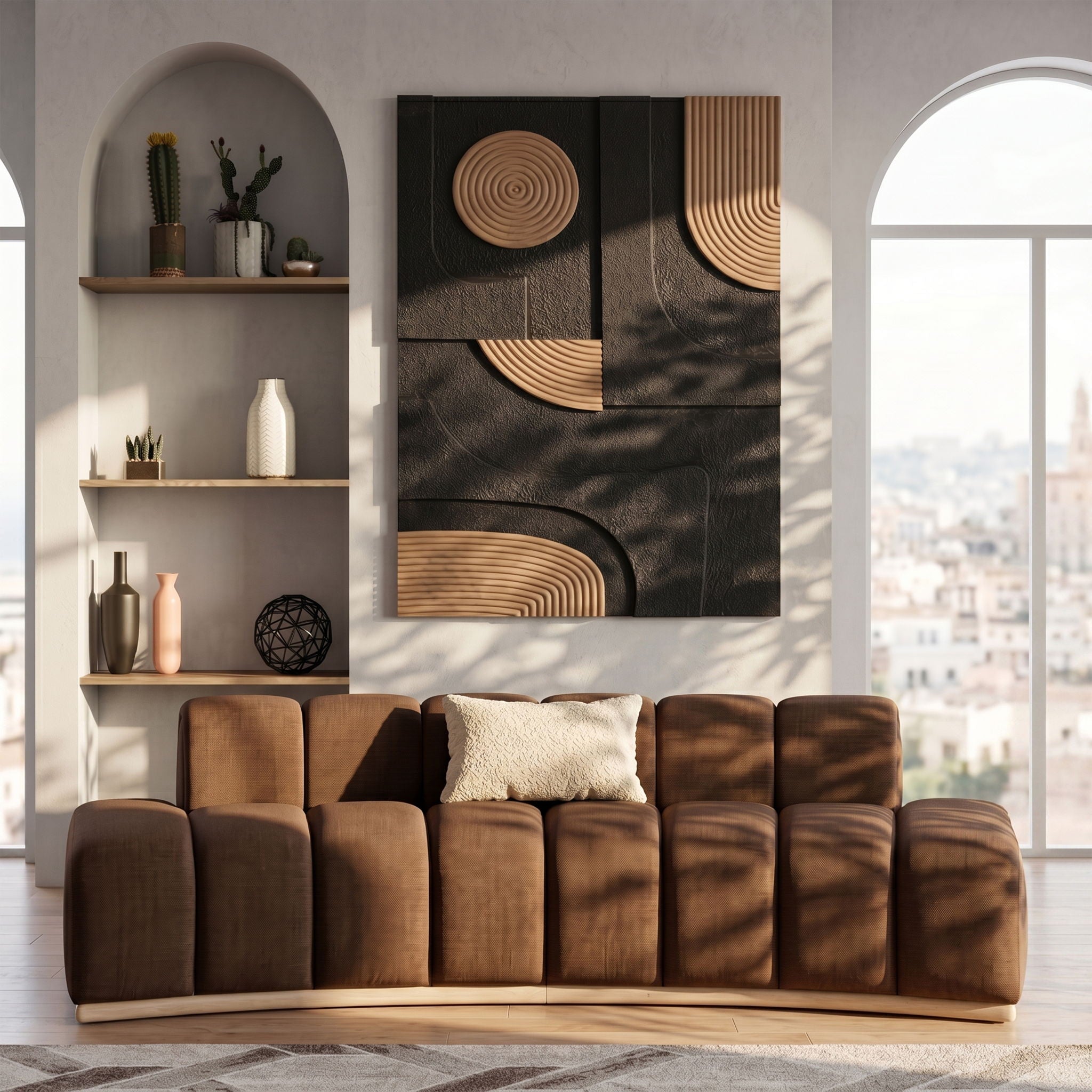 Element - Mango Wood Wall Decor - Black