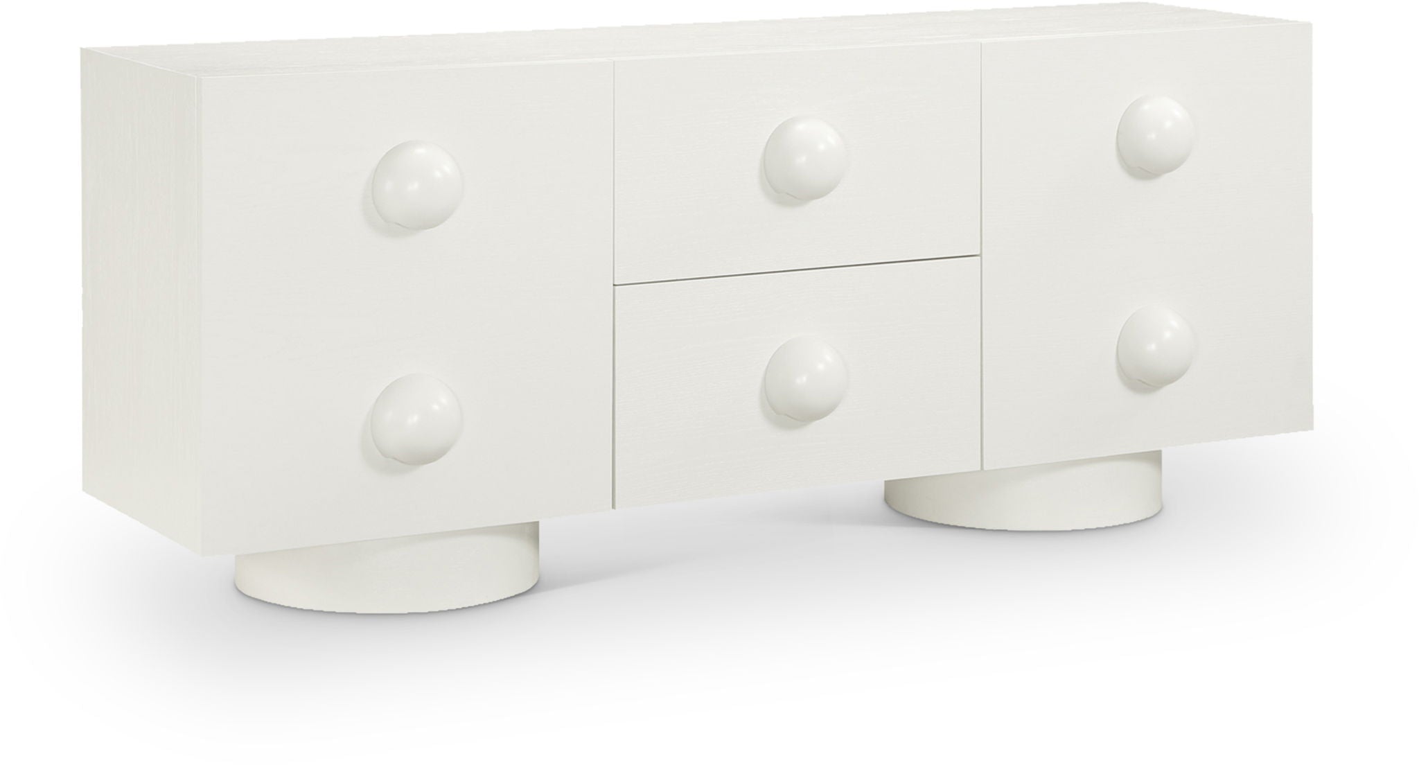 Bubble - Rubberwood with Oak Veneer Sideboard / Buffet