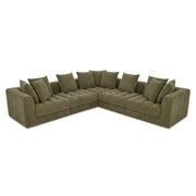 Davie - Classic L Modular Sectional - Olive