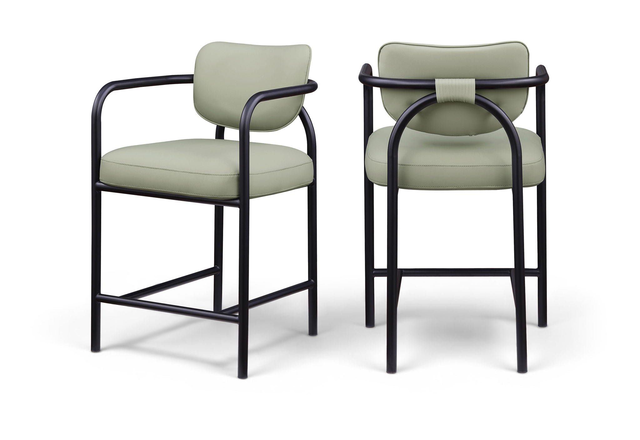 Serava - Vegan Leather Upholstered Bar Stool