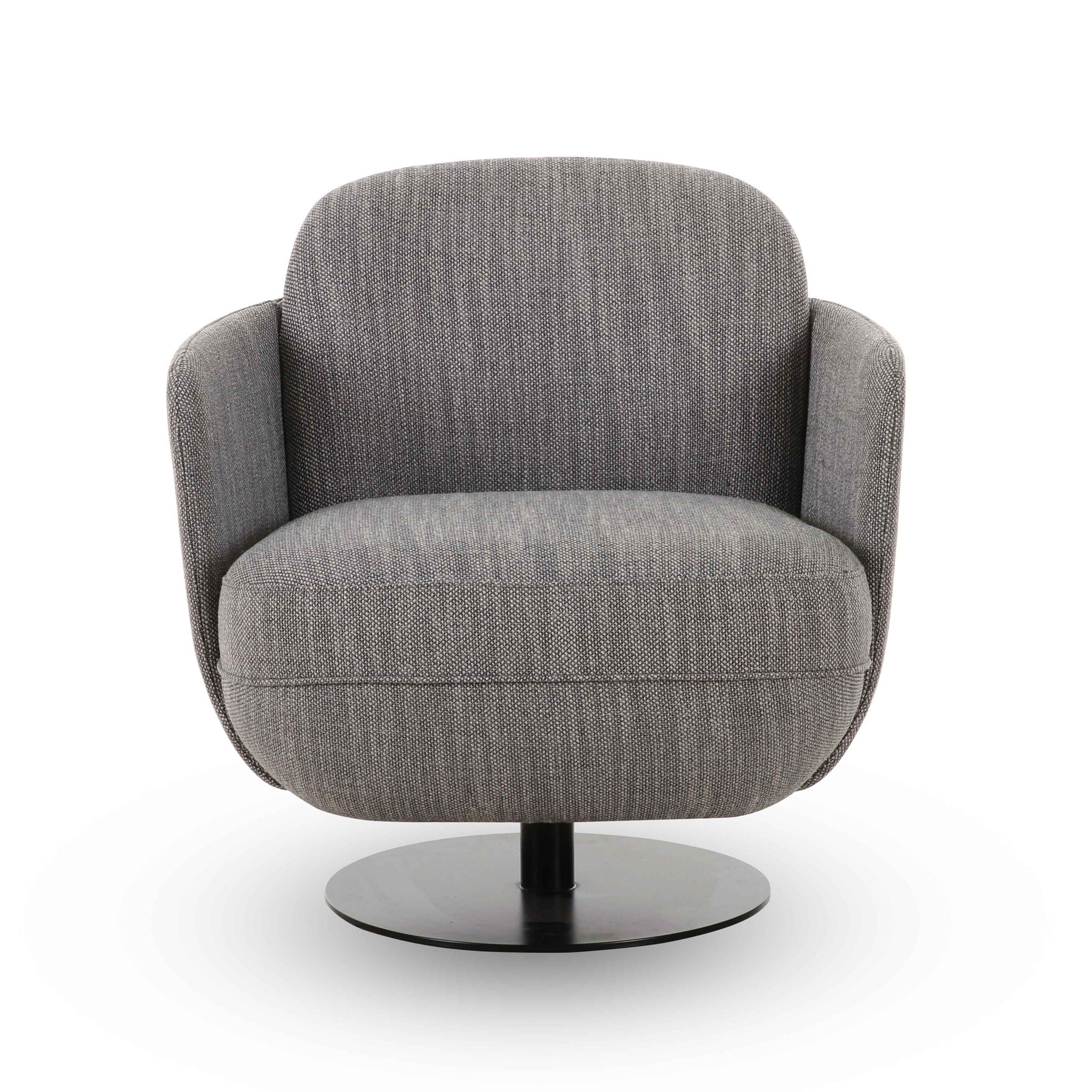Solange - Swivel Chair - Gray