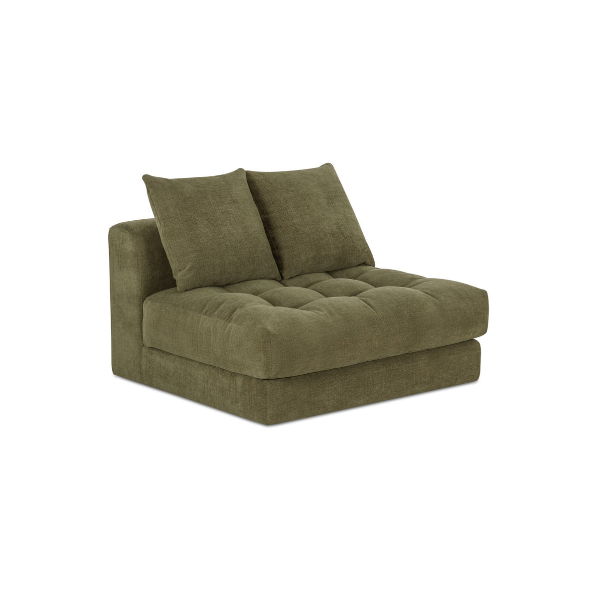 Davie - Slipper Chair - Olive Green