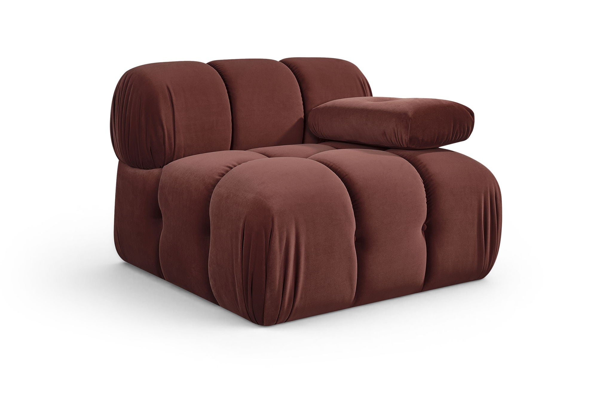 Orin - Velvet Performance Fabric Upholstered Modular Chair