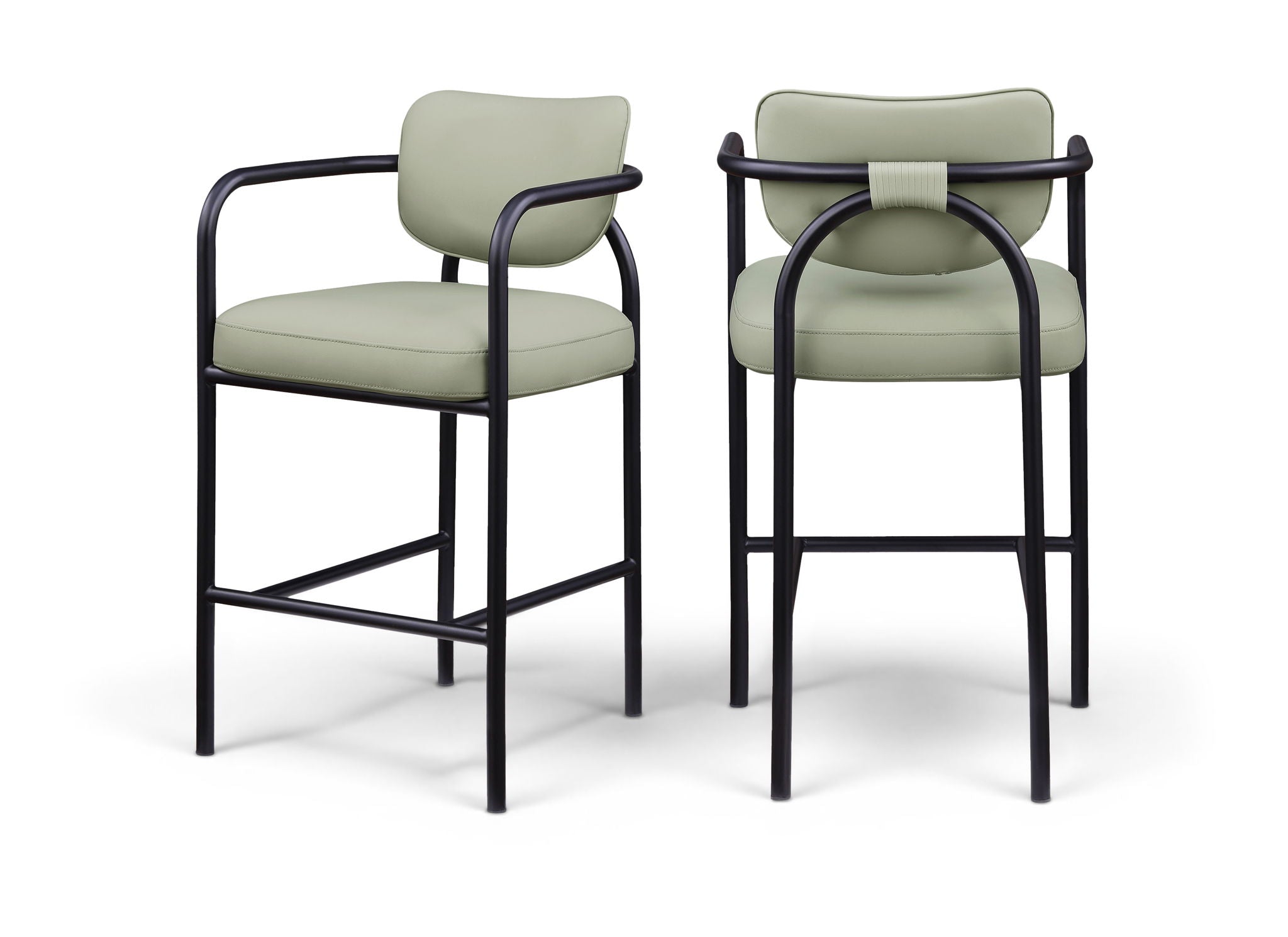 Serava - Vegan Leather Upholstered Bar Stool