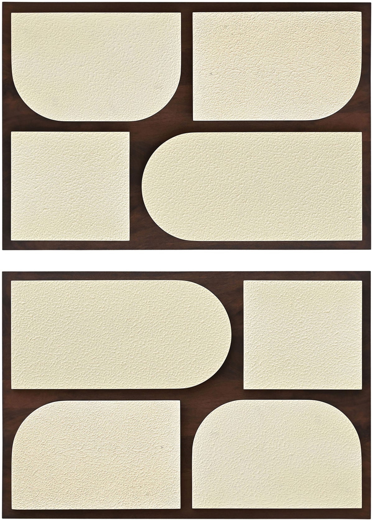 Icon - Mango Wood 2 Piece Wall Art