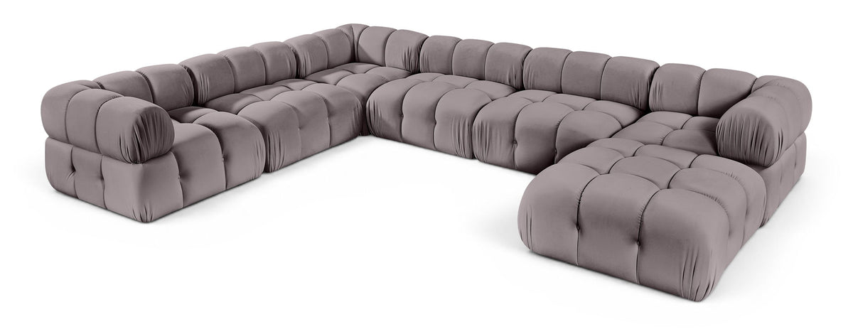 Orin - 7 Piece Modular Sectional (3 Modular Chairs, 3 Corner Chairs & Ottoman)