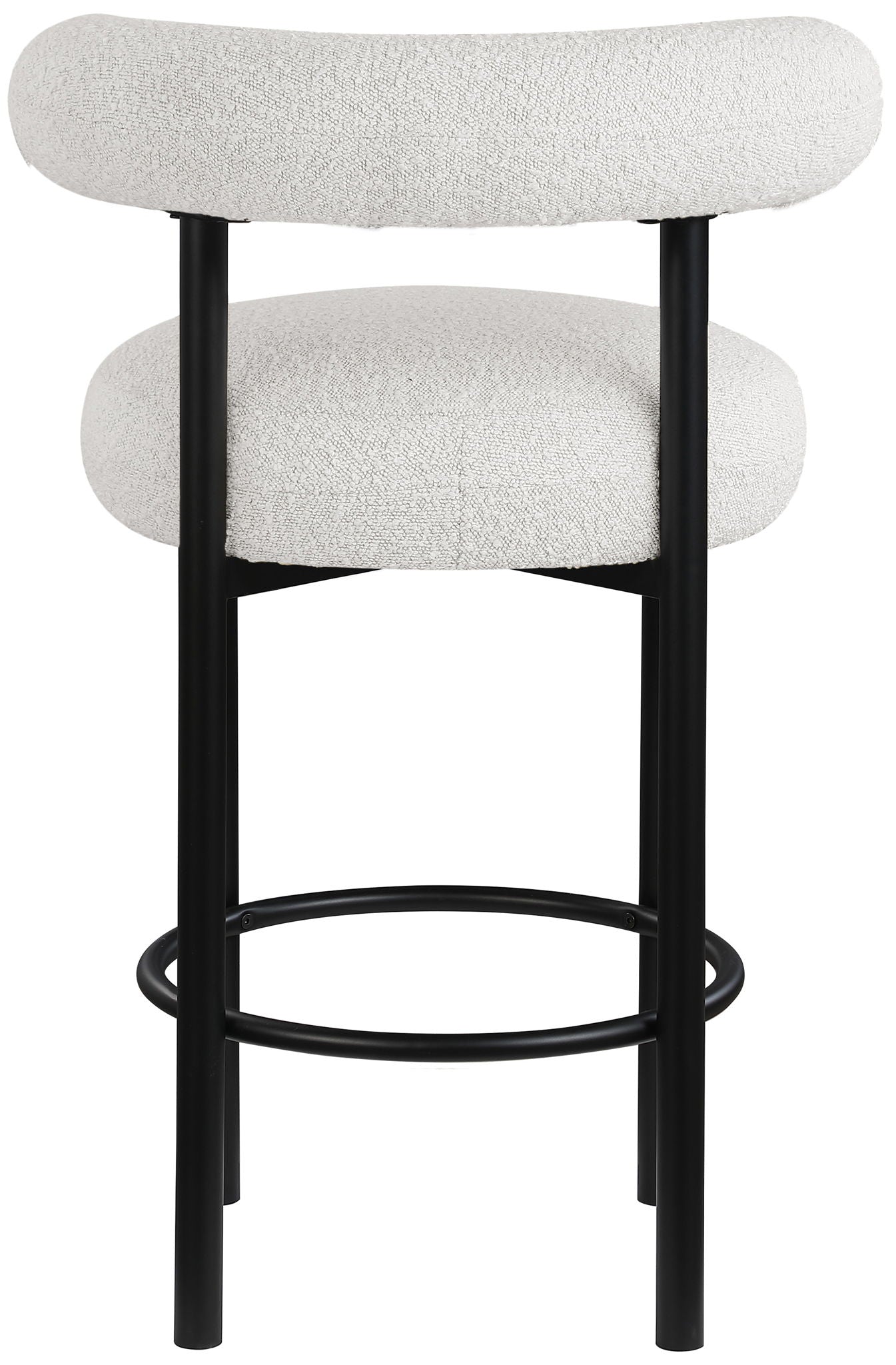 Bordeaux - Stool With Black Legs (Set of 2)