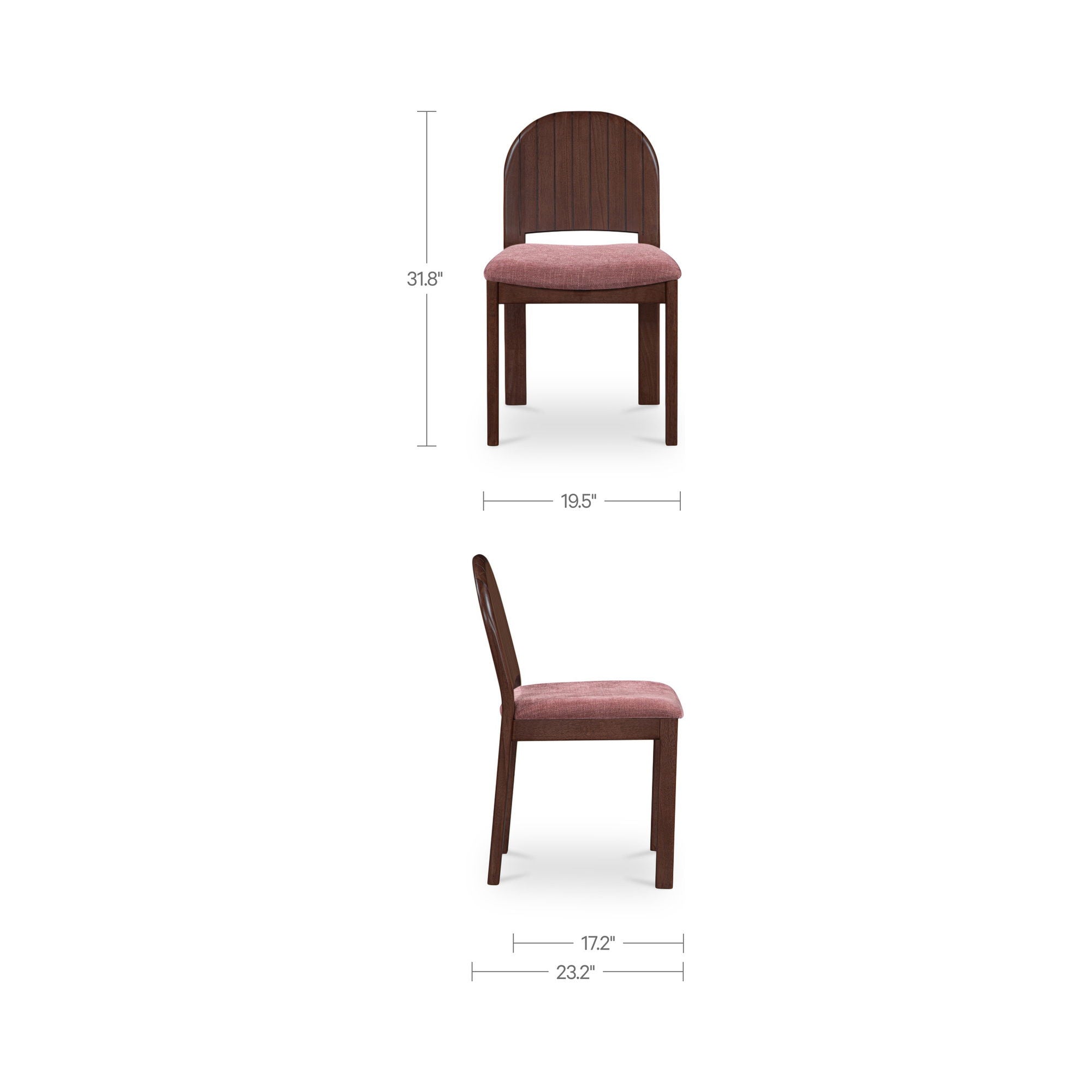 Emil - Dining Chair (Set of 2) - Berry / Purple