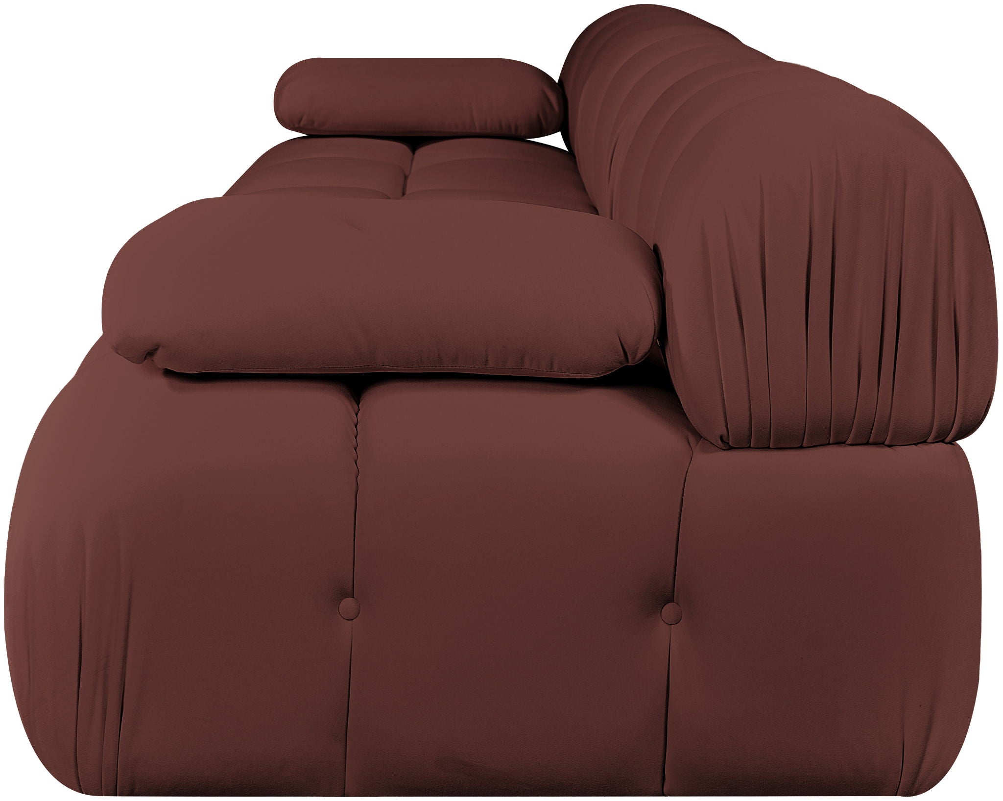 Orin - Velvet 3 Piece Modular Sofa