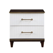 Niles - Nightstand - White / Cherry