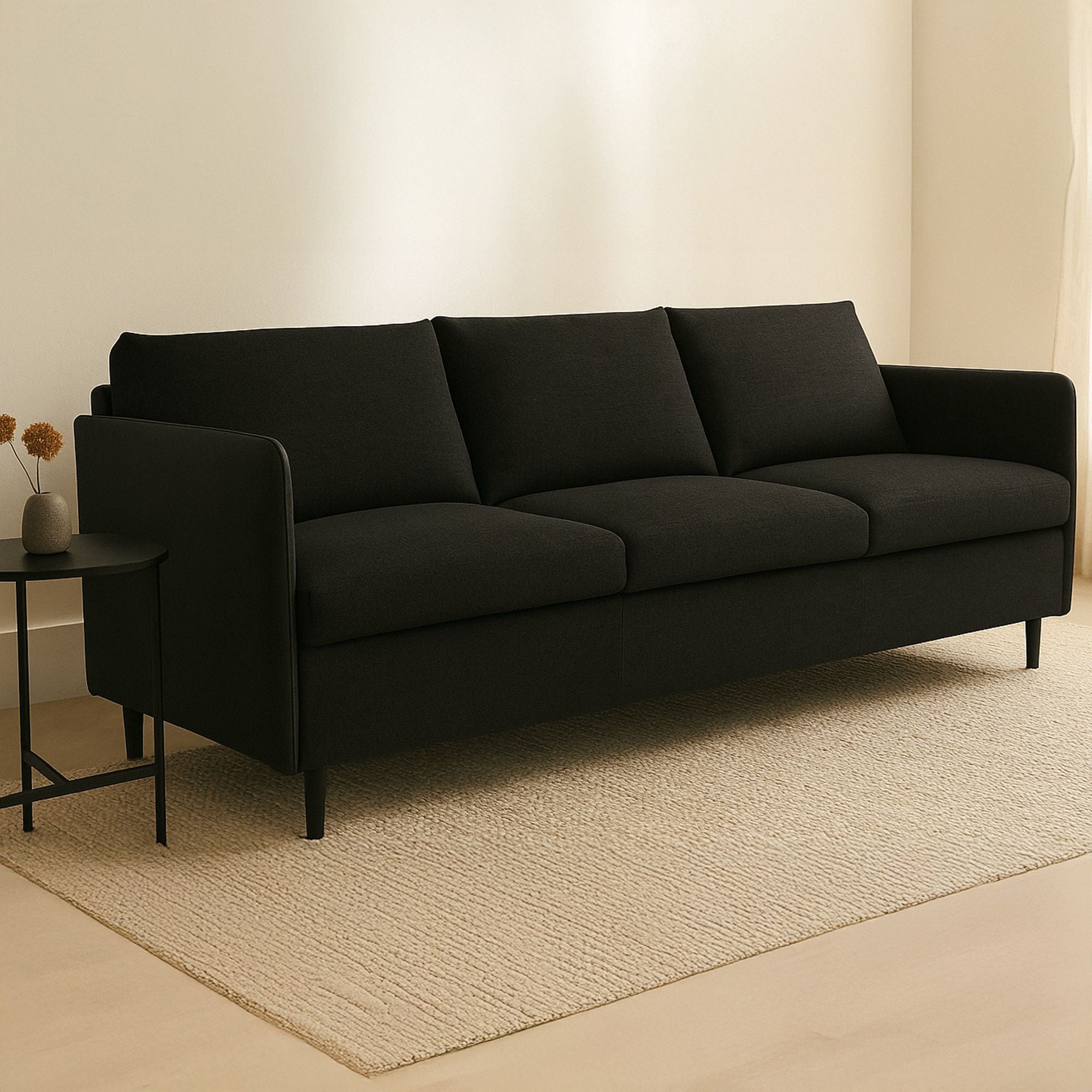 Teller - Sofa - Warm Black