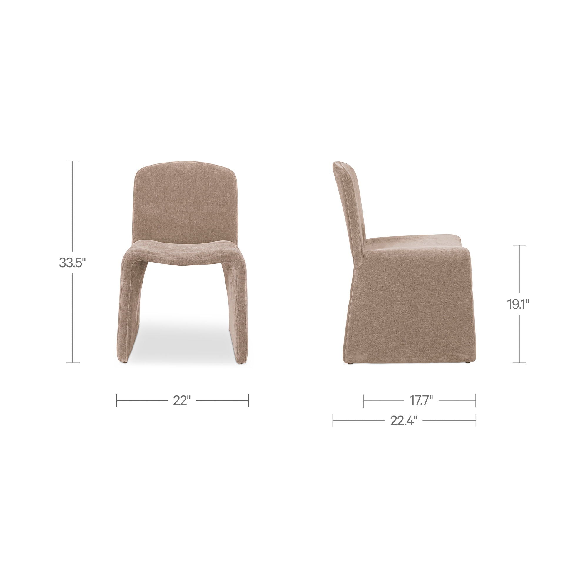 Ella - Side Chair - Camel