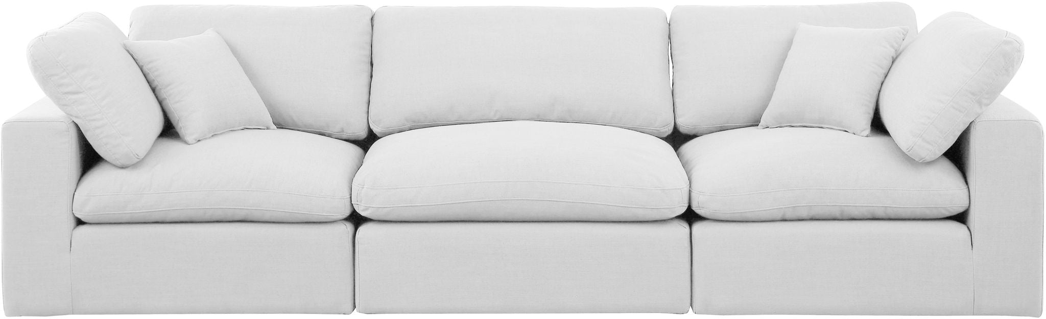 Comfy - Linen Modular Sofa 3 Seats