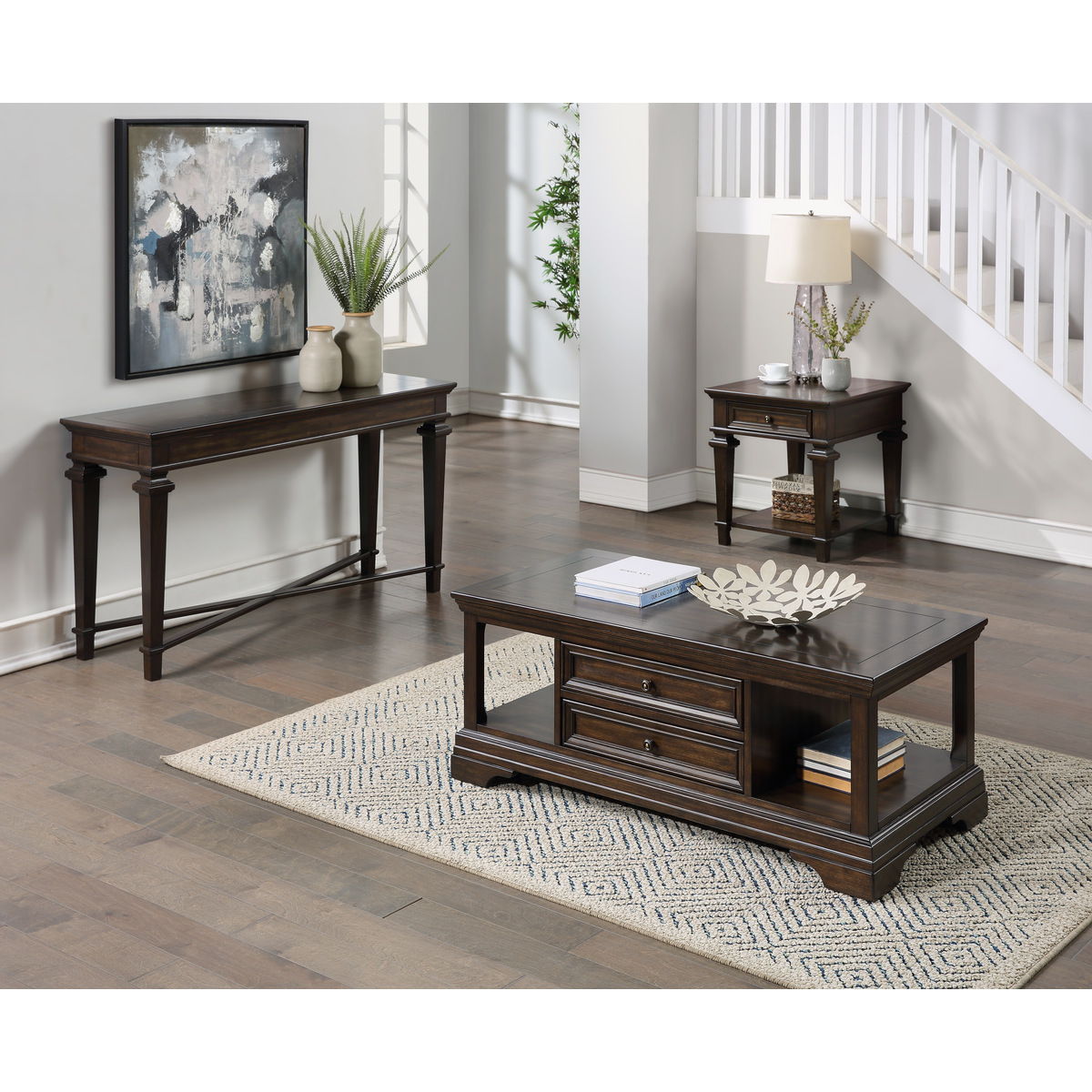 Tobias - Sofa Table - Espresso