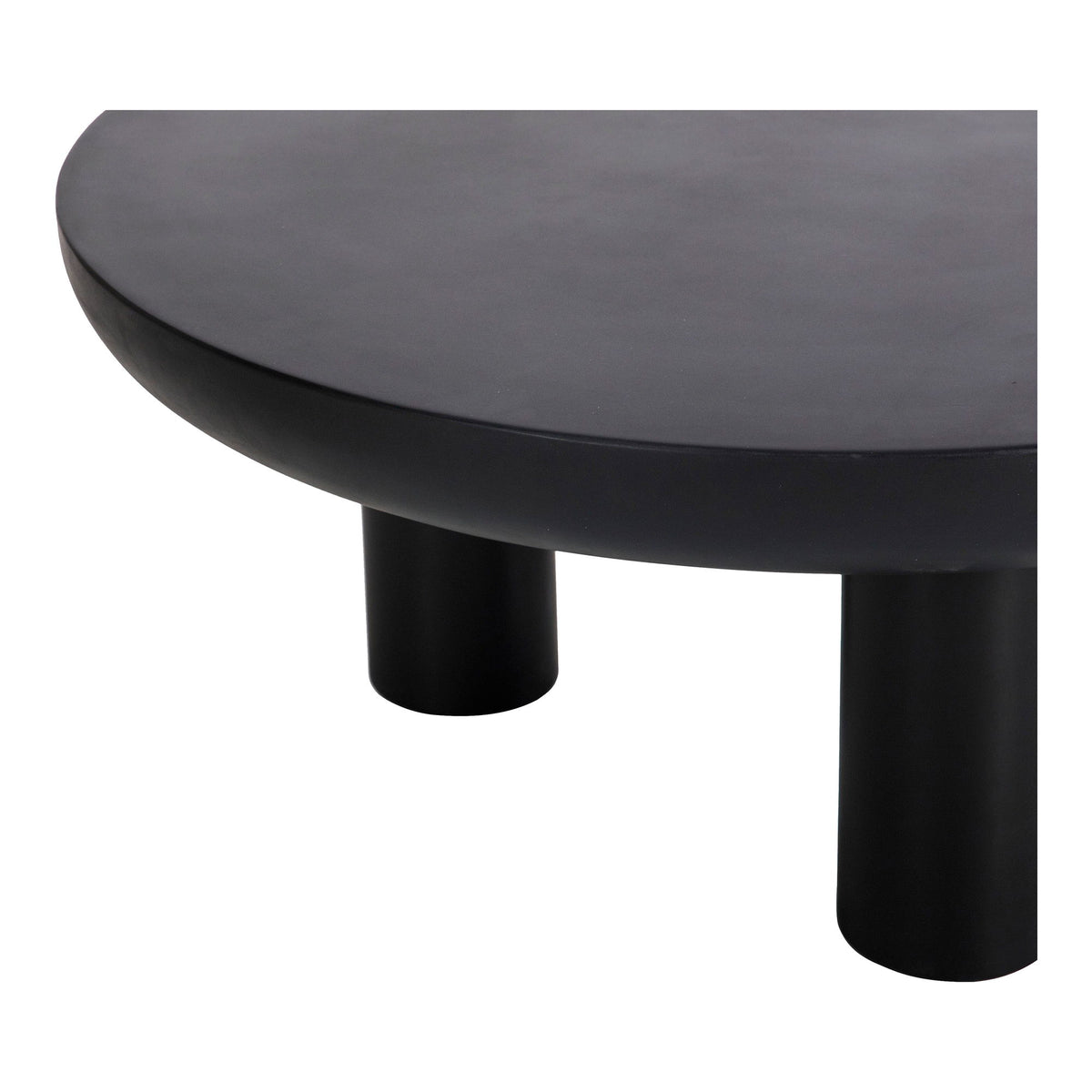 Rocca - Cement Coffee Table - Black