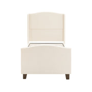 Platform Bed Frame With Tall Headboard And High Footboard
