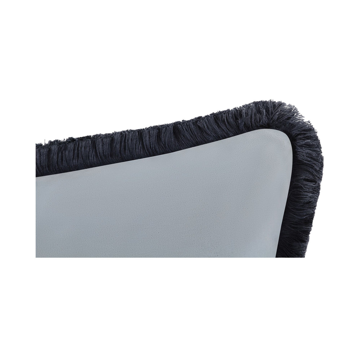 Yasmin - Square Cushion Faux Mohair - Light Blue