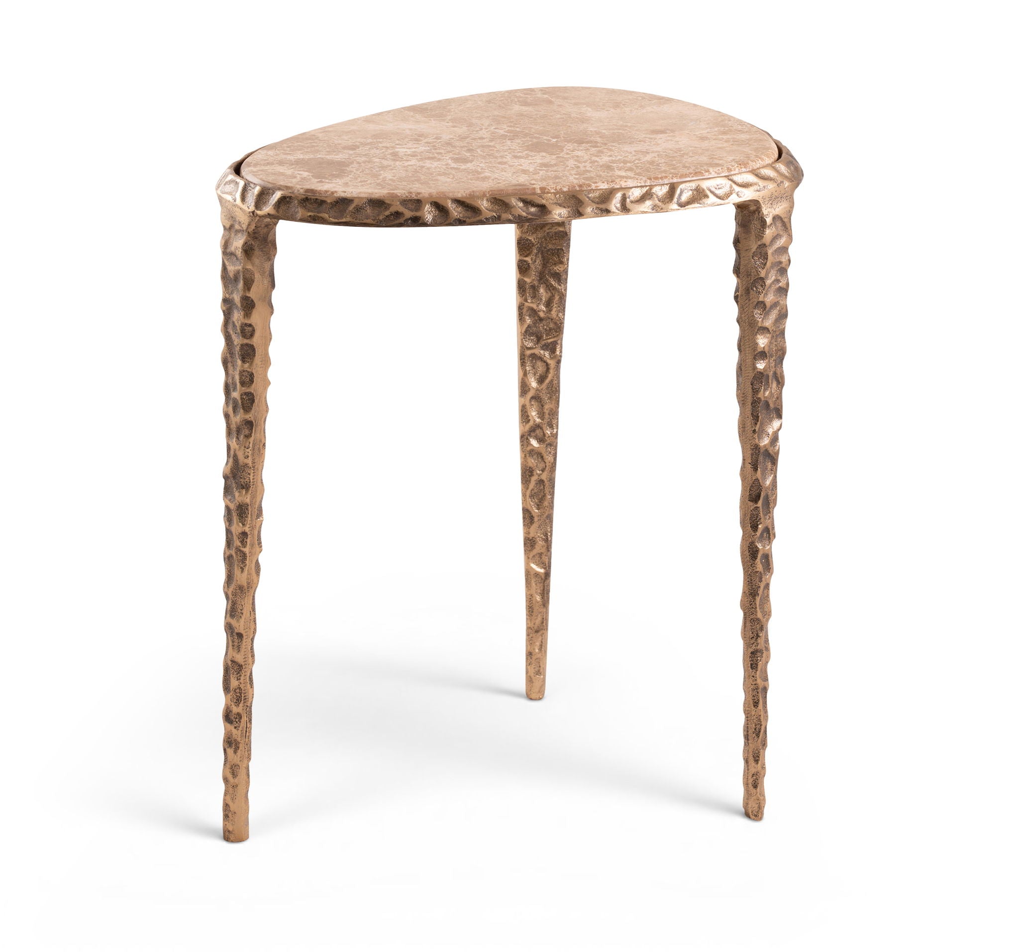 Gild - Aluminum Base And Genuine Marble Top Table