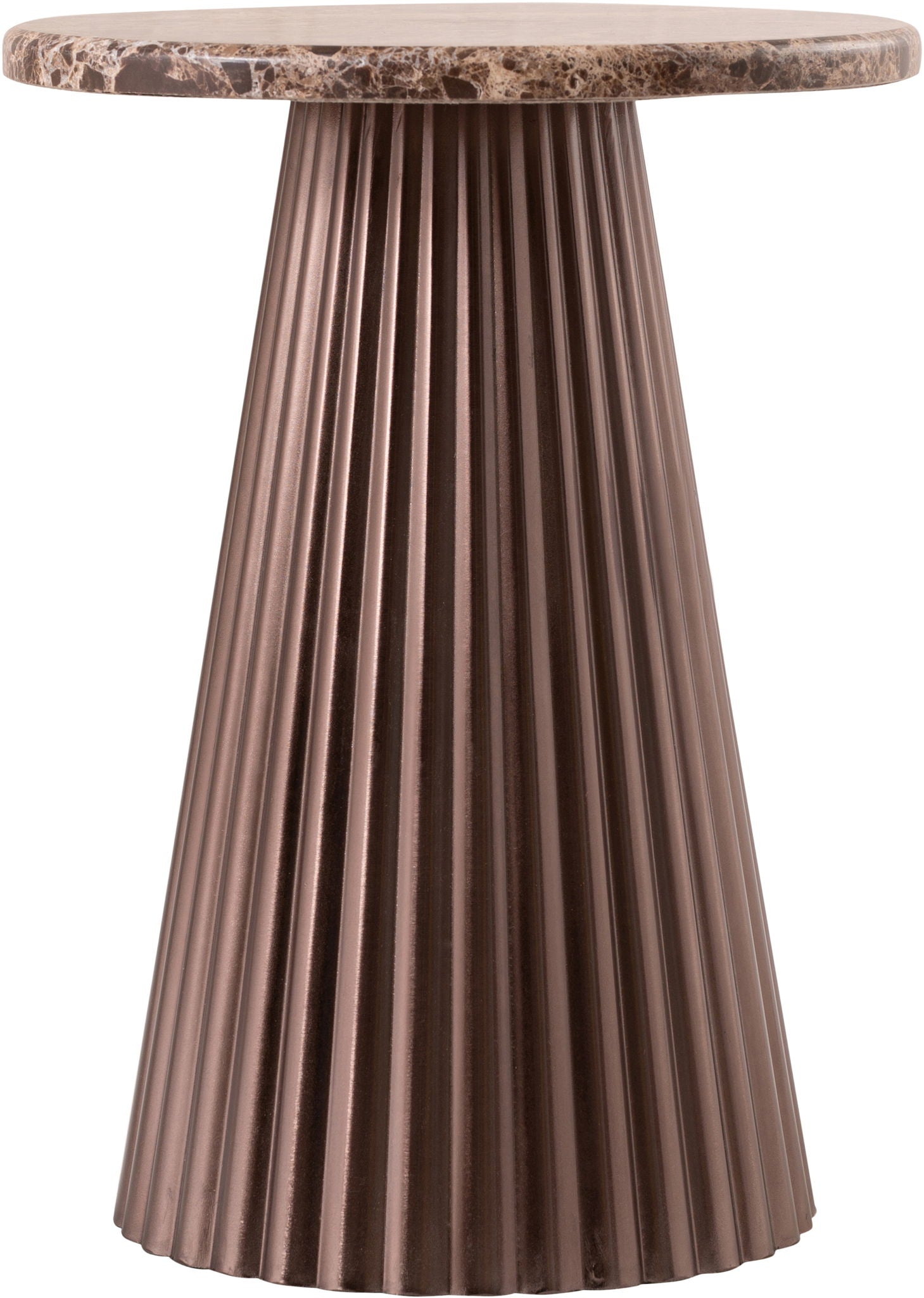 Cindra - Genuine Marble Top And Iron Base Table